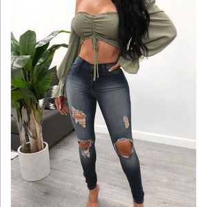 Lauras Boutique ripped jeans